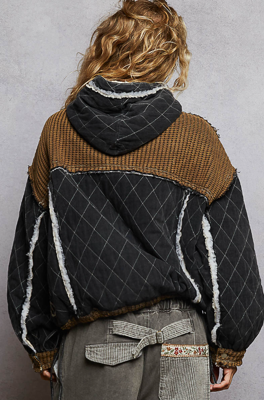 Take it Easy Denim Hoodie