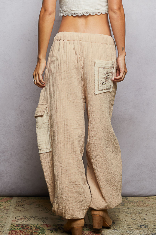 Mossy Trails Embroidered Pants