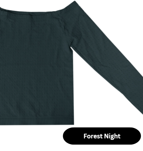 Waffle Off Shoulder Tops