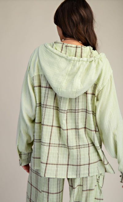 Mellow Mood Plaid Top