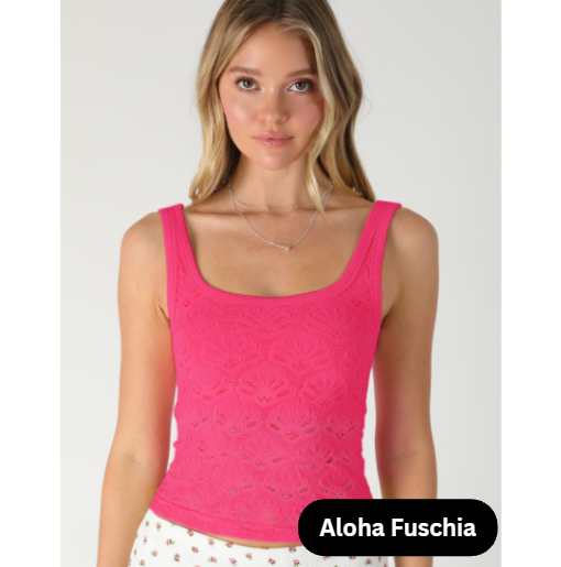 Floral Lace Tanks