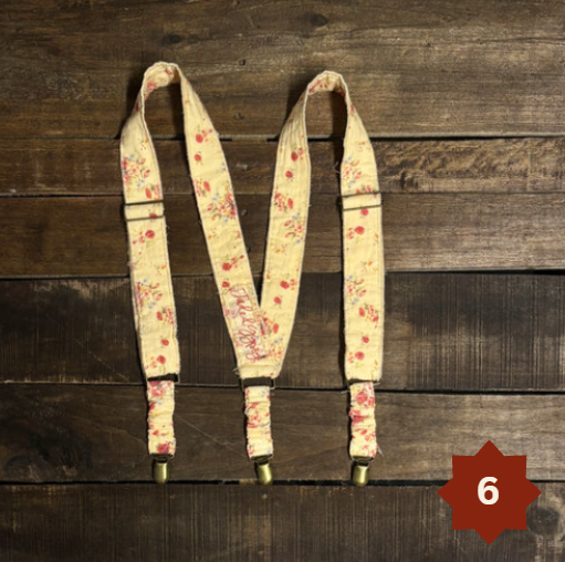 Quilted Gypsy Suspenders