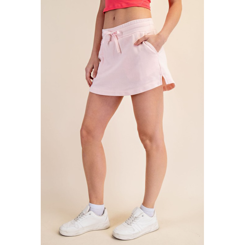 Lose Control French Terry Skort