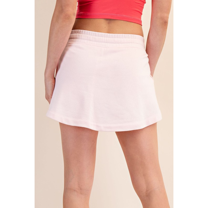 Lose Control French Terry Skort