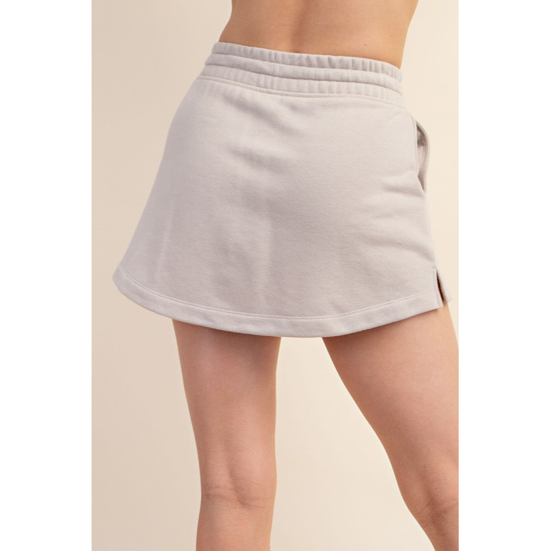Lose Control French Terry Skort