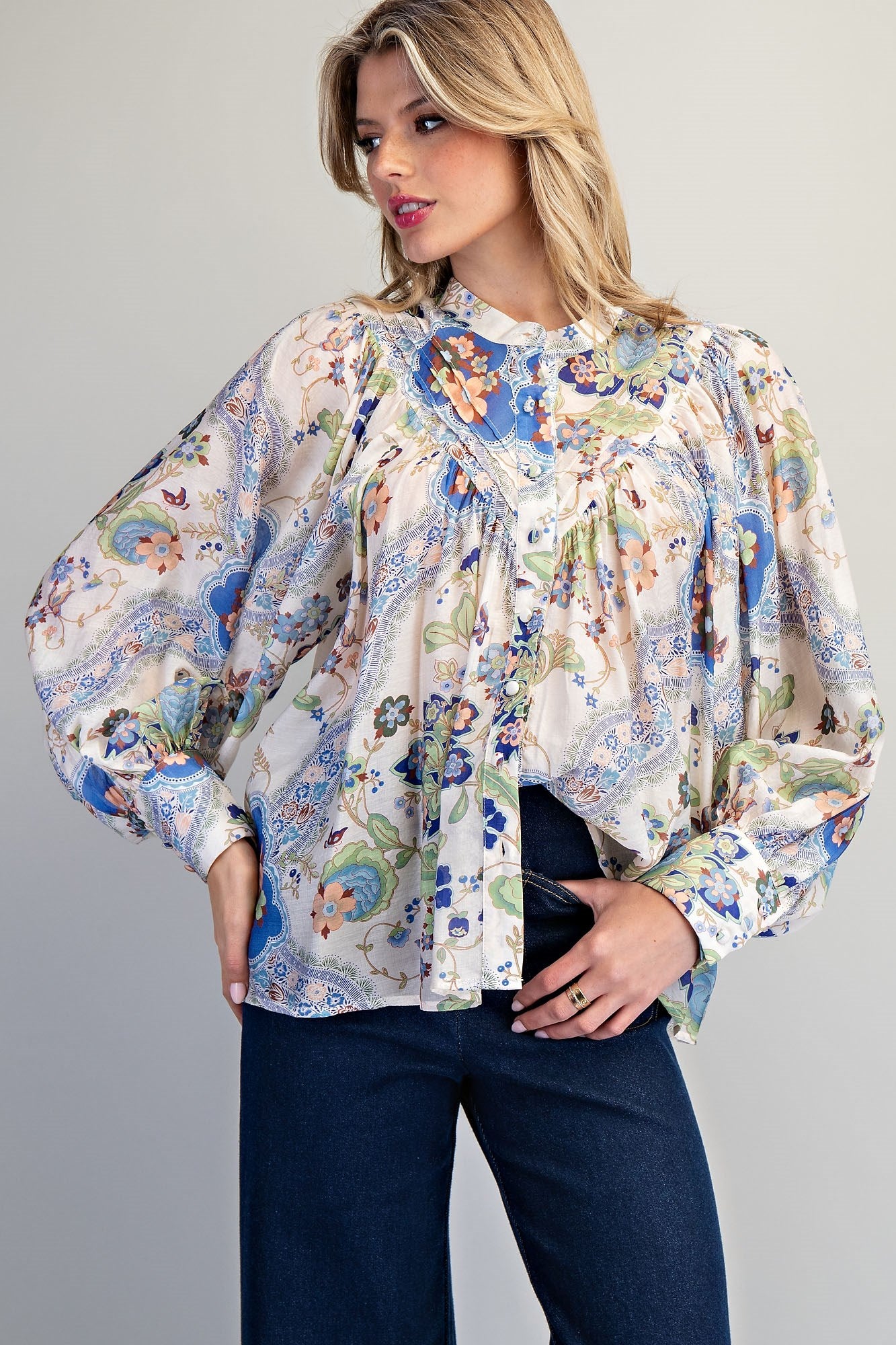 Something in the Way Floral Top