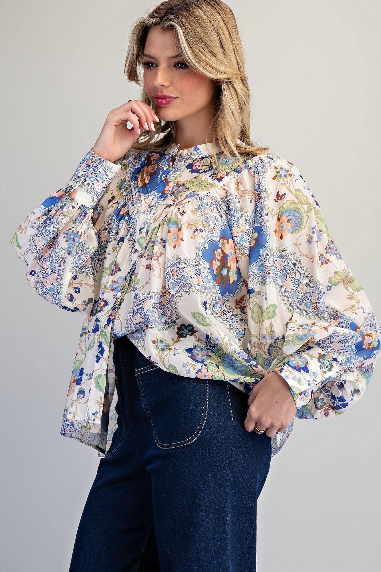 Something in the Way Floral Top