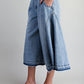On the Move Denim Culottes