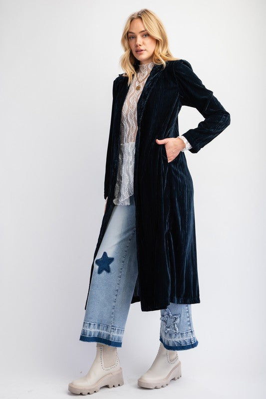 Smooth Operator Velvet Maxi Coat