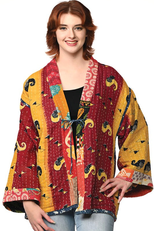 Kantha Patchwork Blazer