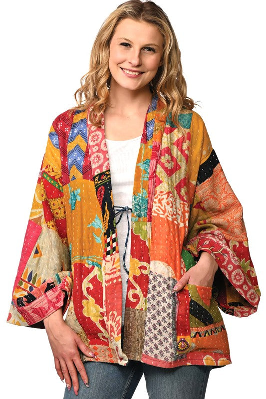 Kantha Patchwork Blazer