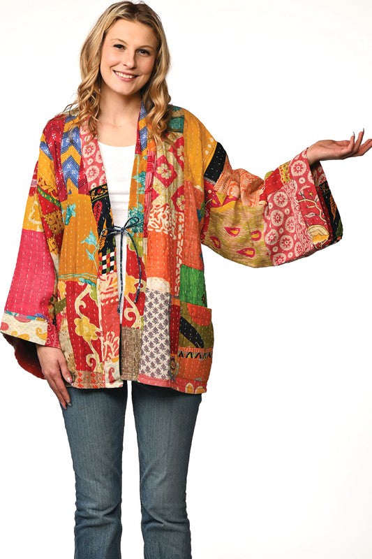 Kantha Patchwork Blazer