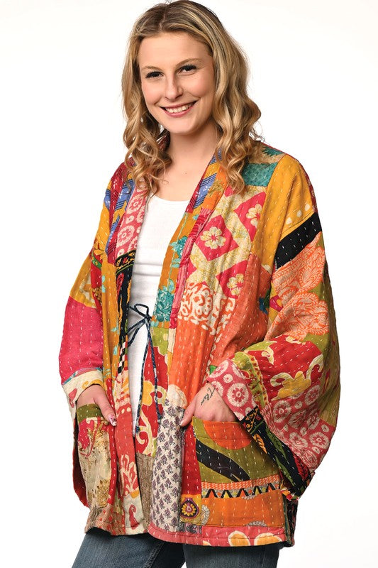 Kantha Patchwork Blazer