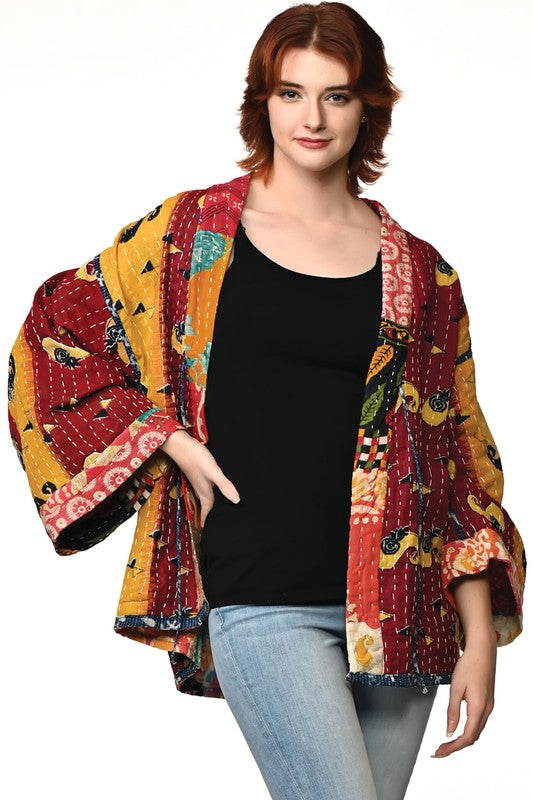 Kantha Patchwork Blazer