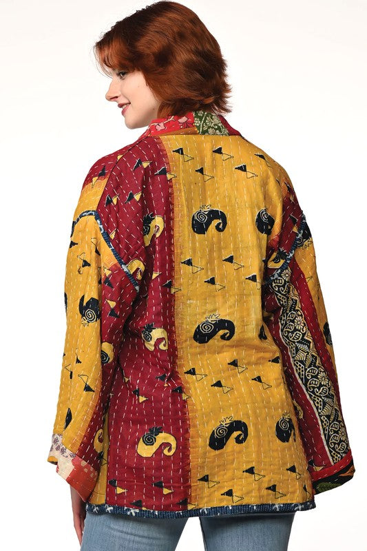 Kantha Patchwork Blazer