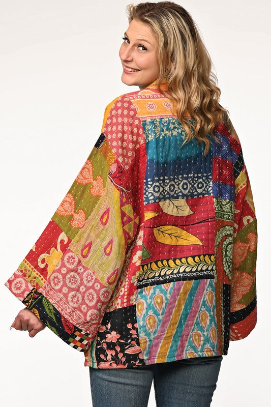 Kantha Patchwork Blazer