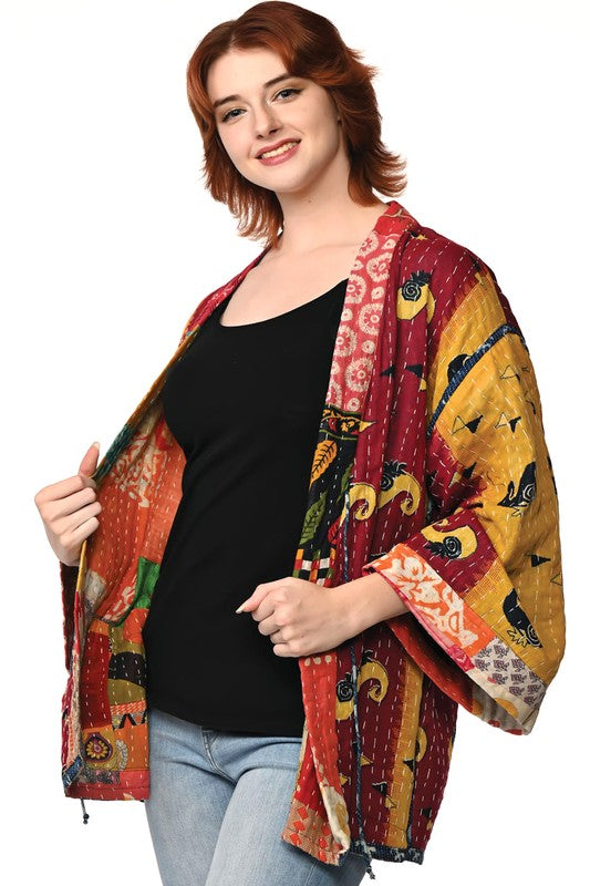 Kantha Patchwork Blazer