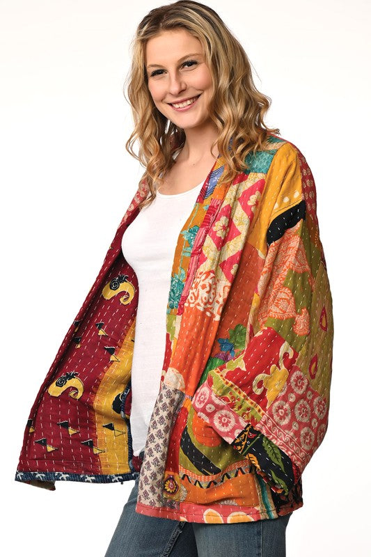 Kantha Patchwork Blazer