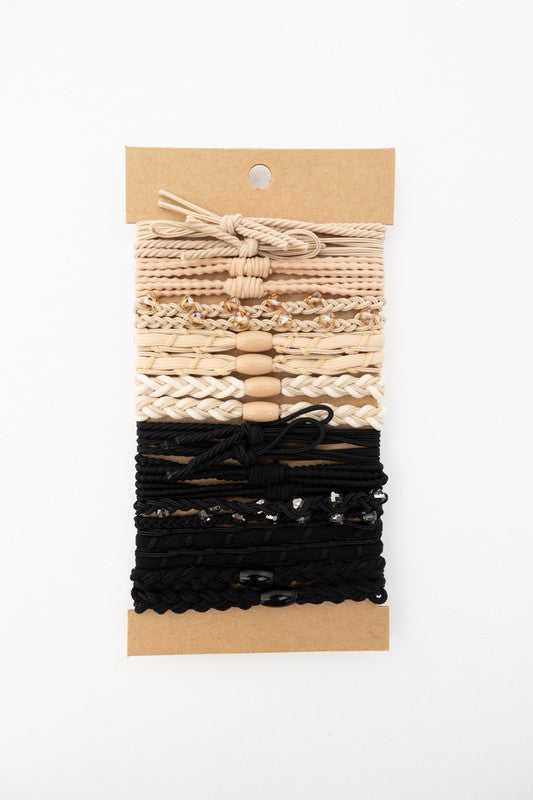Bows & Beads Stackable Hair Ties