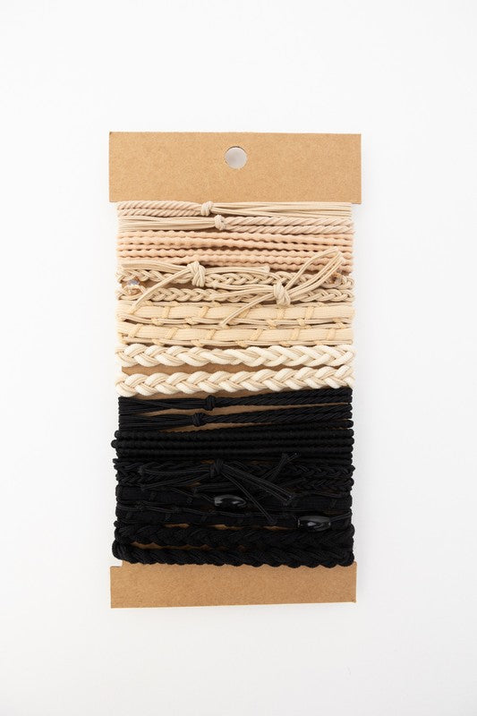 Bows & Beads Stackable Hair Ties