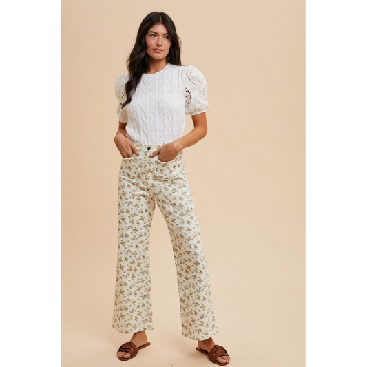 A New Leaf Floral Jeans