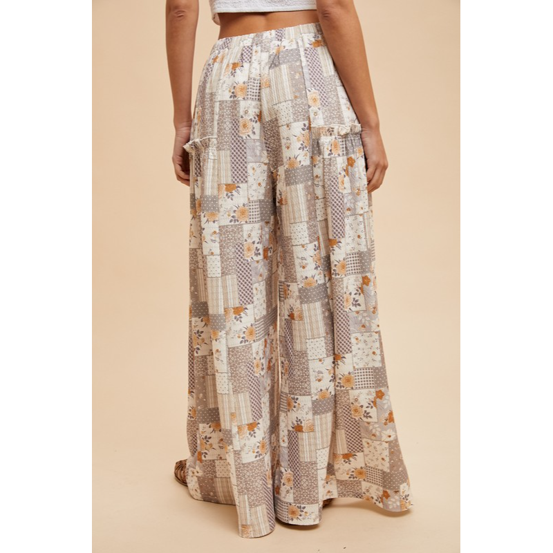 Here You Come Again Patchwork Pants
