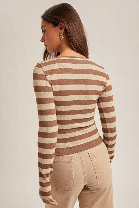 Seamless Striped Top