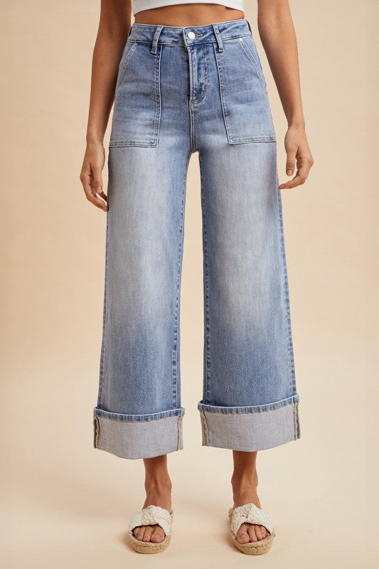 Wide Leg Sailor Jeans