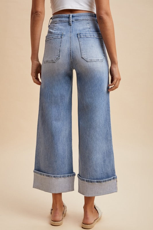 Wide Leg Sailor Jeans