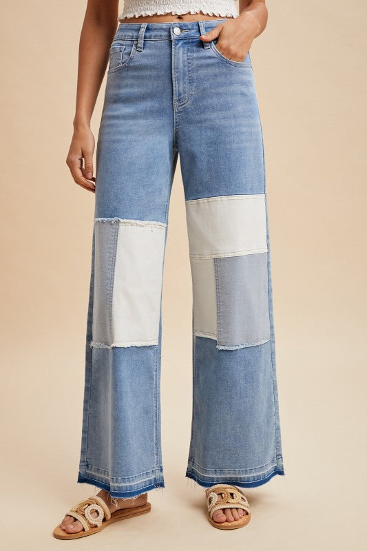 Remix Blues Patch Jeans