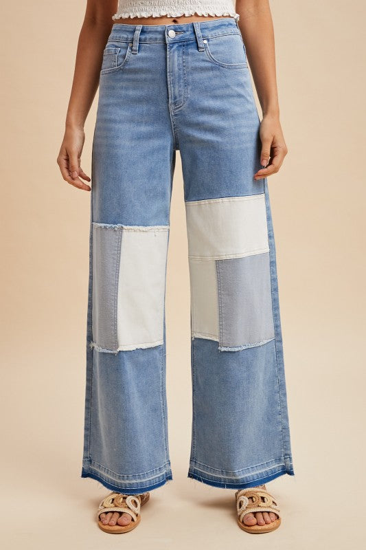 Remix Blues Patch Jeans