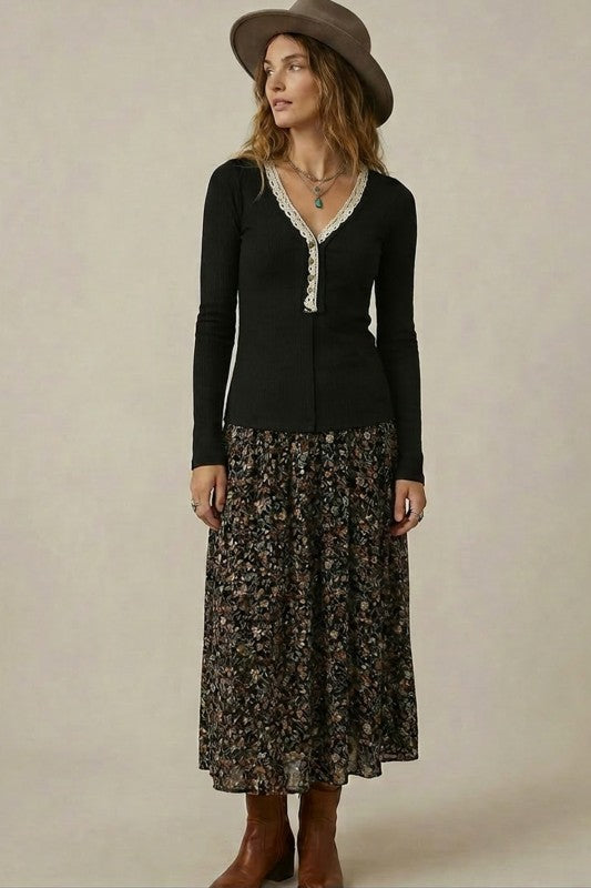 Still of the Night Henley Top