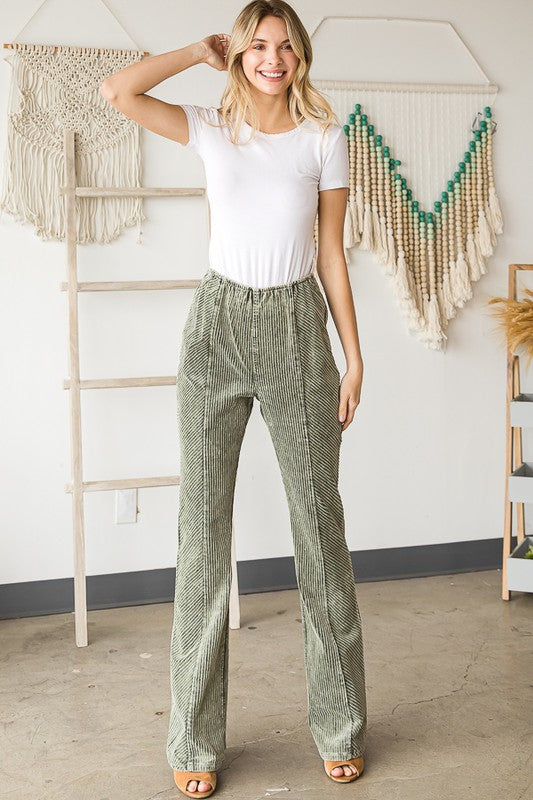 Strike A Chord Bootcut Corduroy Pants