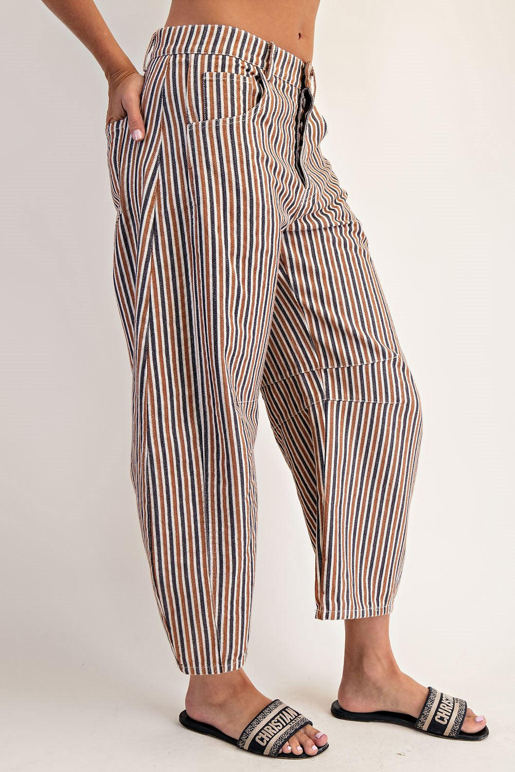 End of the Line Striped Pants