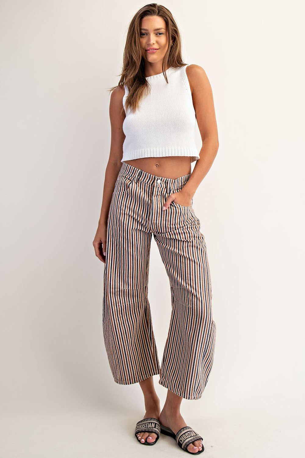 End of the Line Striped Pants