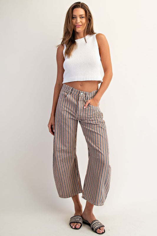 End of the Line Striped Pants