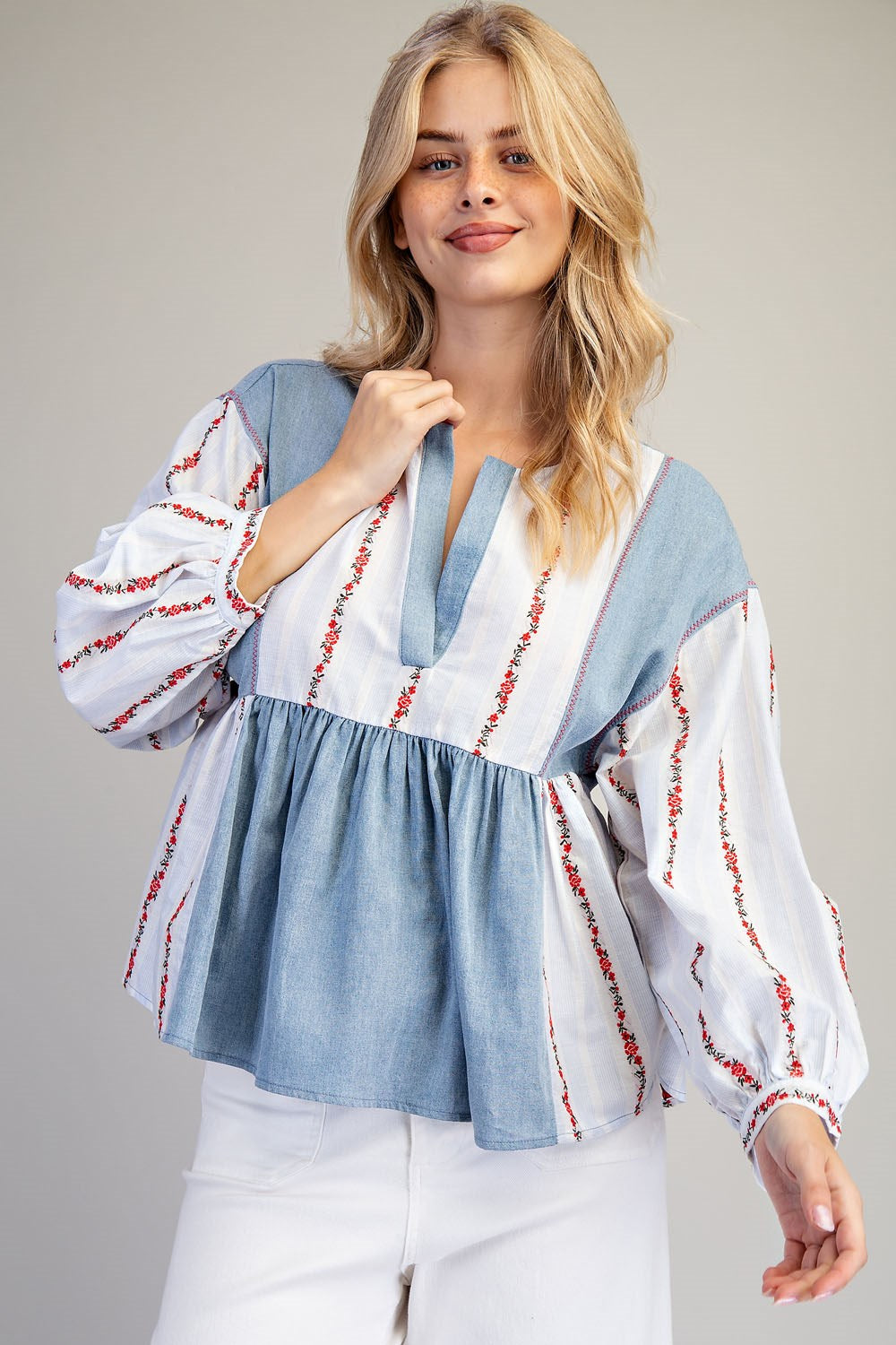 Poppy Trails Top