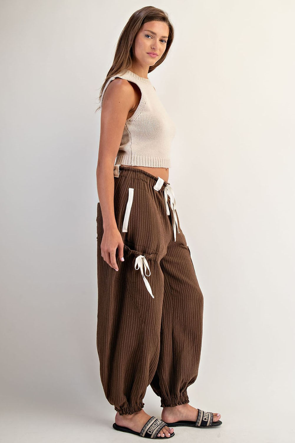 Passing Through Striped Pants