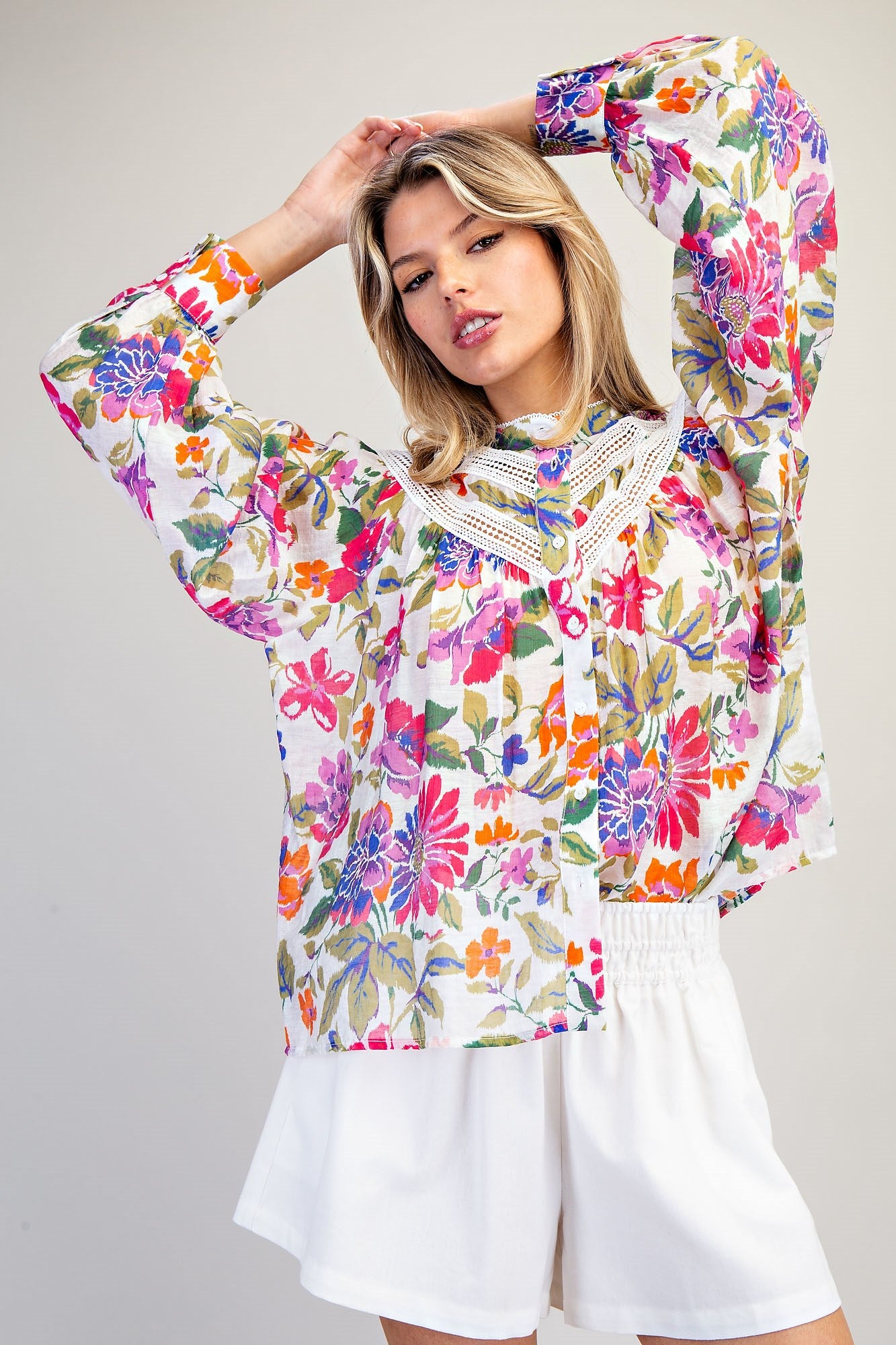 Painted Petals Top