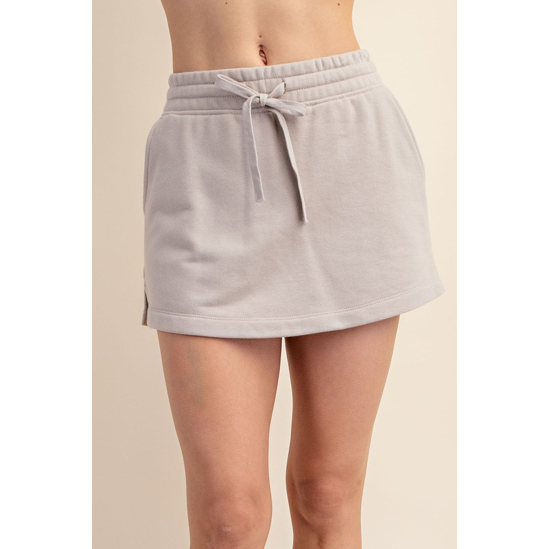Lose Control French Terry Skort