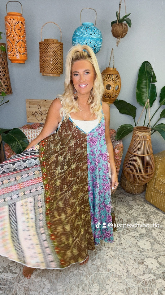 Kantha Midi Dress