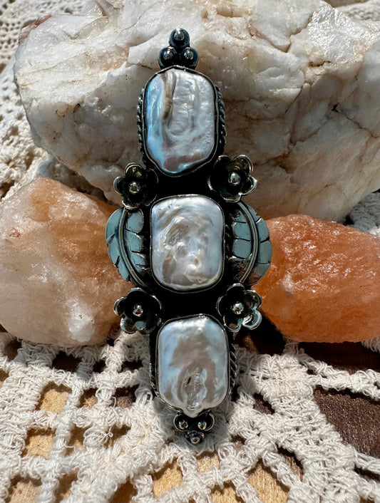 Mother Of Pearl Ring