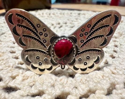 Butterfly Pink Dahlia Ring