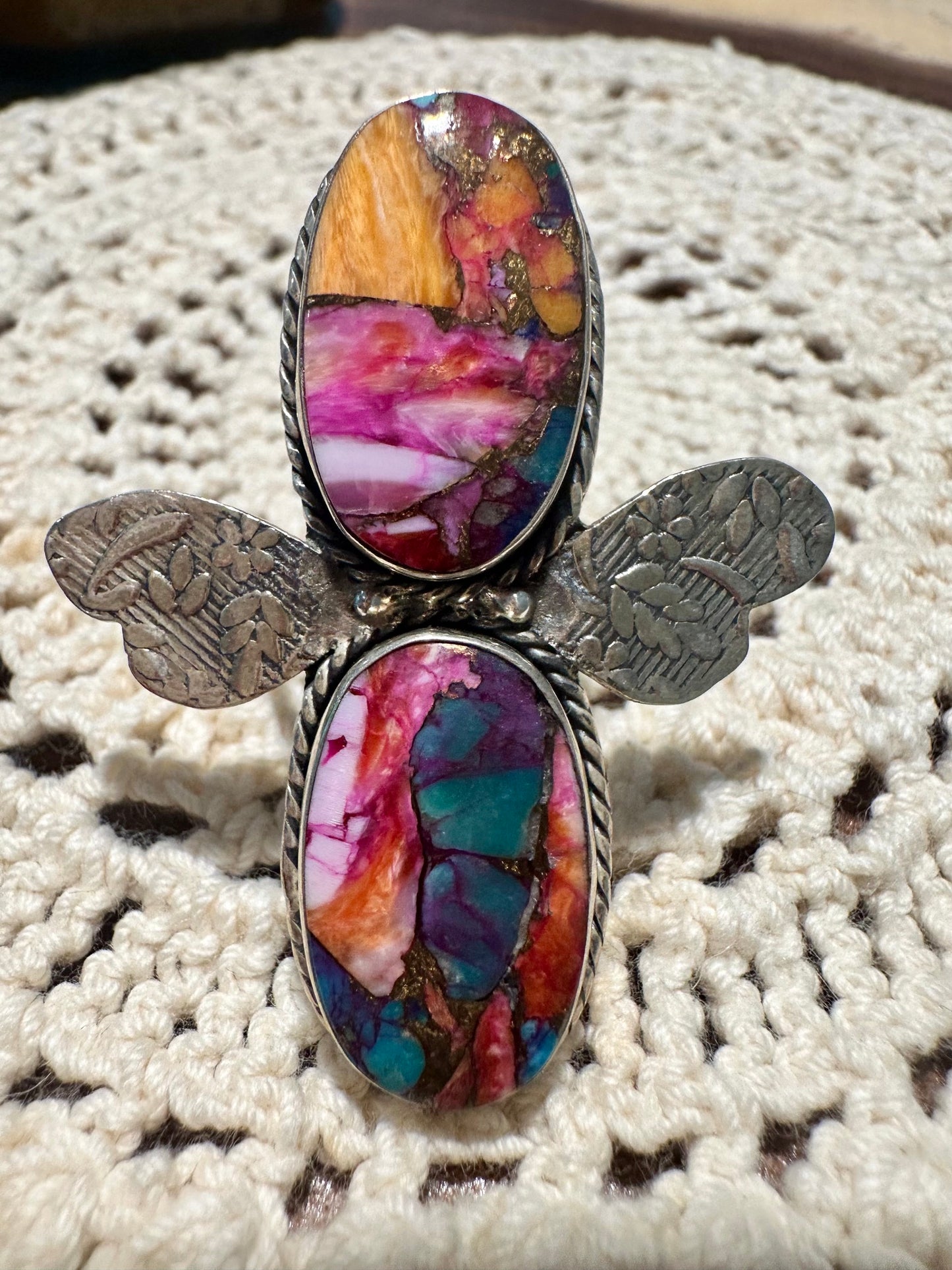 Kingman Dahlia Ring