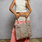 Geometric Quilted Tote Bag