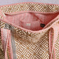 Geometric Quilted Tote Bag