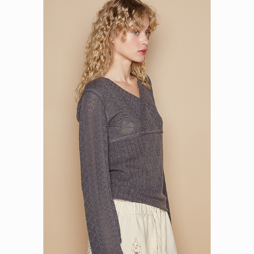 Crosstown Traffic Long Sleeve Knit Top