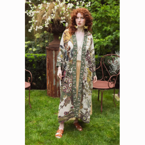 Love Grows Wild Floral Bamboo Duster Robe