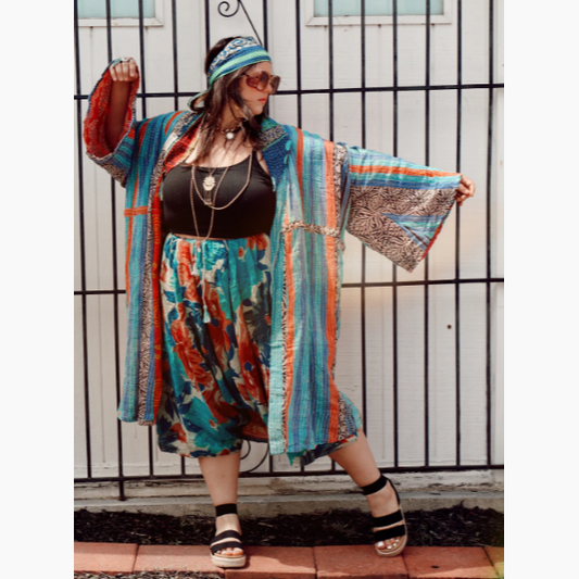 Kantha Kimono Duster