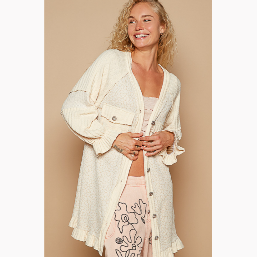 Daisy Days Long Cardigan